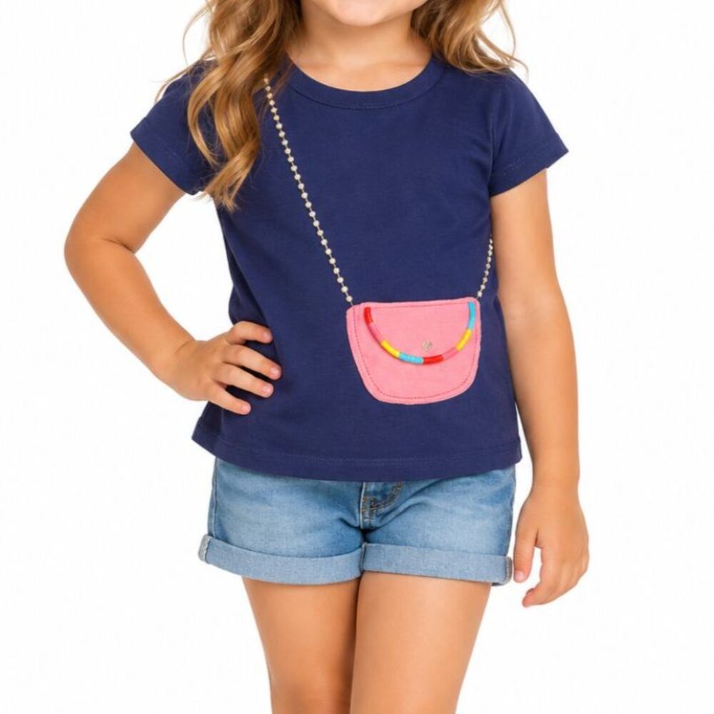 🔥 5 for $30 🔥 Baby GAP Toddler Girls’ Purse Graphic T-Shirt | Size 5T